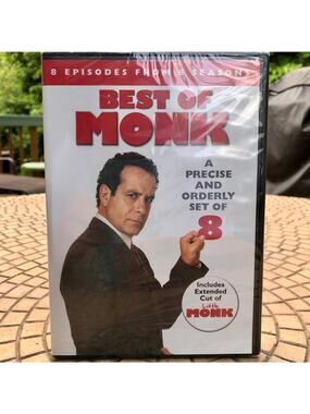NIB Best of Monk Season 8 Sealed DVD, 8 Episodes, 2 DVDs